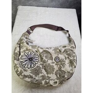 Decree Cotton Floral Boho Hippie Sryle Slouch Crossbody Shoulder Tote Bag Purse